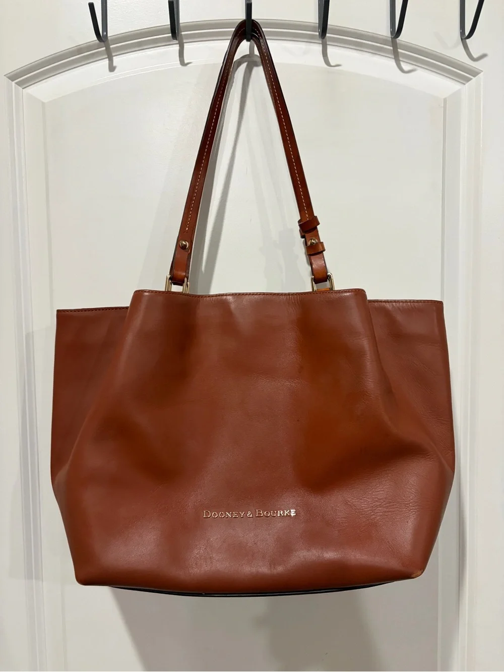 Dooney & Bourke Chestnut Brown Leather Tote